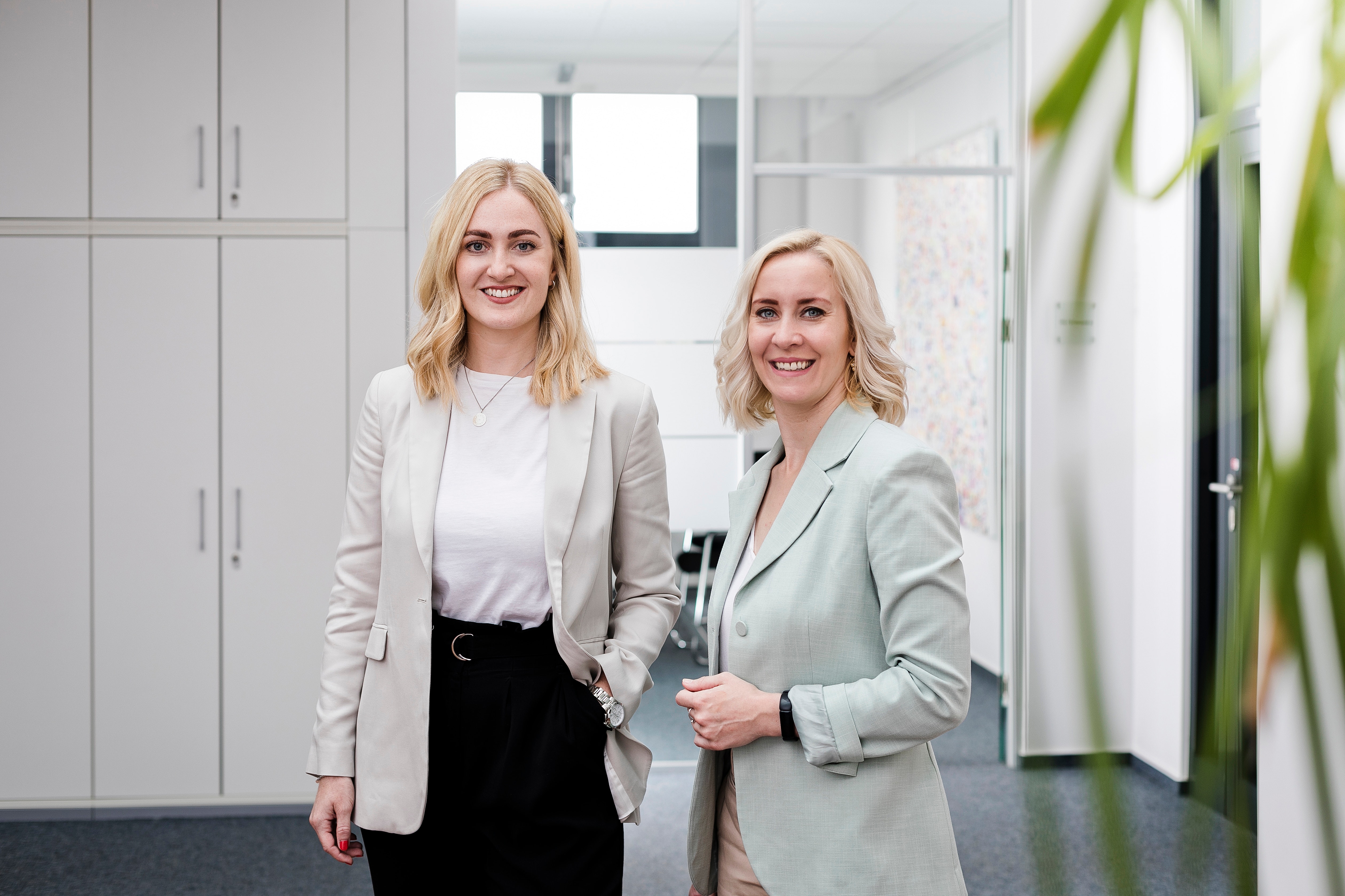 Two female STOCKMEIER employees