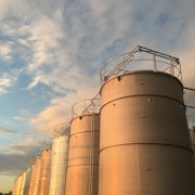 Picture of Subsidiary Valenica Chemical Tanks against Background