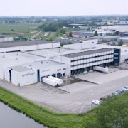 Aerial view of the Synerlogic headquarters in Duiven (Netherlands) Aerial view of the Synerlogic headquarters in Duiven (Netherlands)
