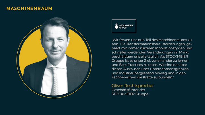 Oliver Rechtsprecher und Maschinenraum