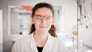 Laboratory assistant Portrait of lab assistant