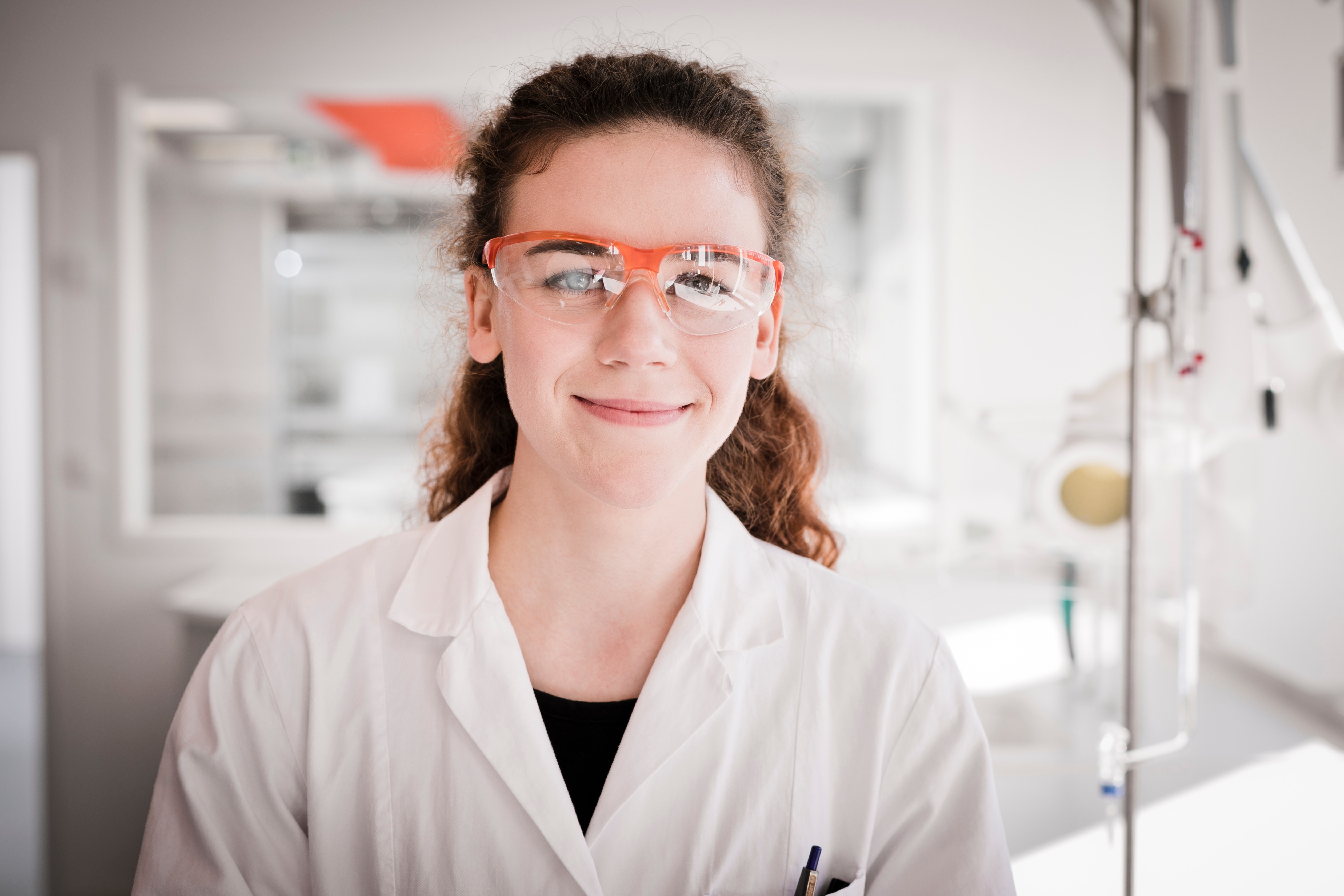 Portrait of lab assistant