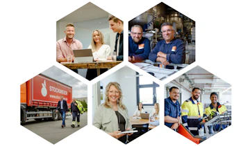 STOCKMEIER employees Collage of image photos