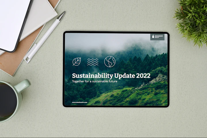 Tablet with Sustainability Update 2022