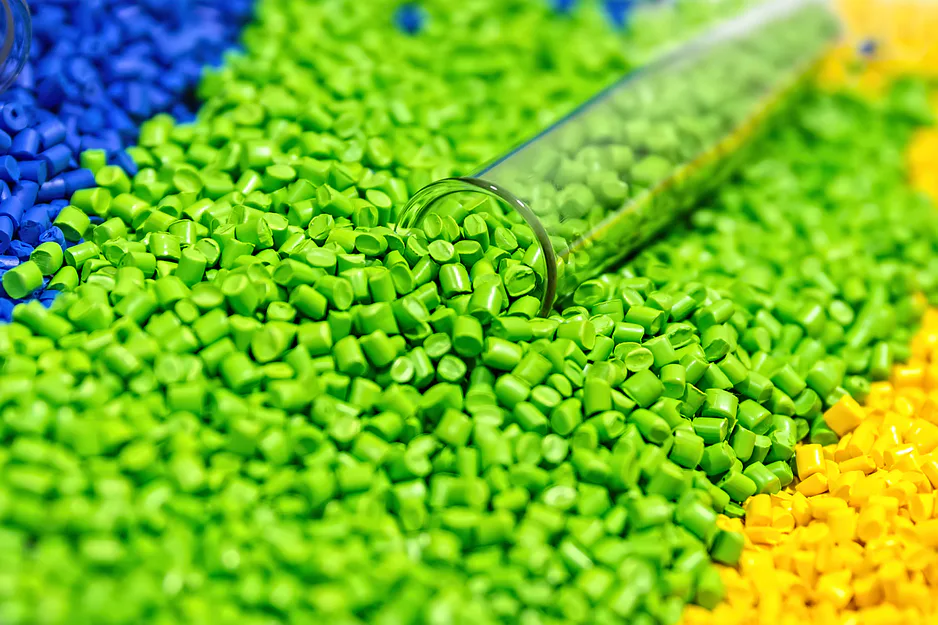 Bunte Kunststoff Pellets colored plastic pellets