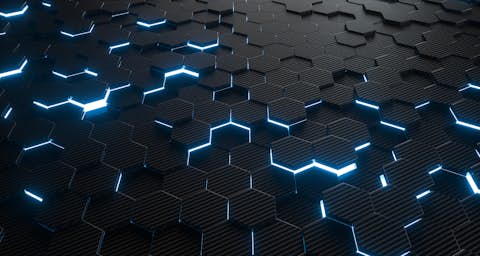 Abstrakte sechseckige und geometrische Hintergrundstruktur Abstrakte sechseckige und geometrische Hintergrundstruktur