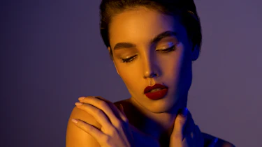 Beautiful young woman with clean and perfect skin Beautiful young woman with clean and perfect skin