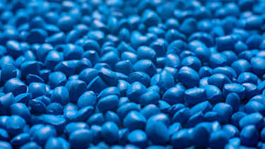 Blue polymer dye granules Blue polymer dye granules