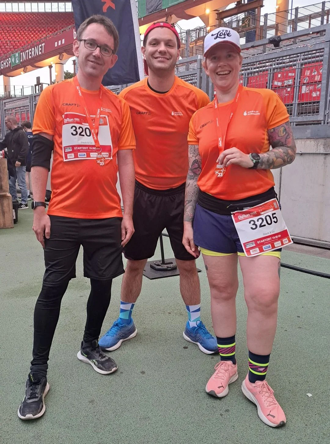 Participants from STAUB & CO. - SILBERMANN GmbH at the B2Run Employees of STAUB & CO. - SILBERMANN GmbH at the B2Run in Nuremberg