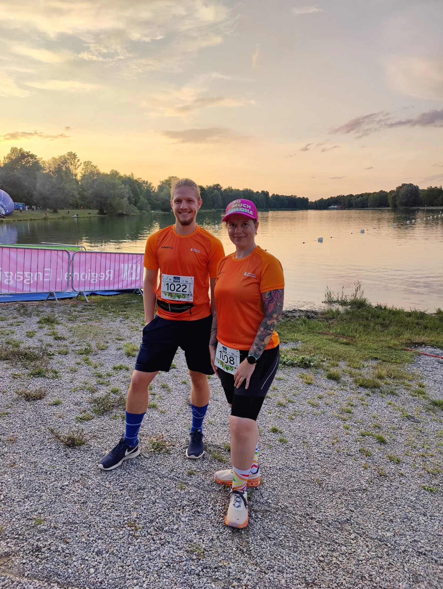 Participants from STAUB & CO. - SILBERMANN GmbH at the Augsburg Kuhsee Run
