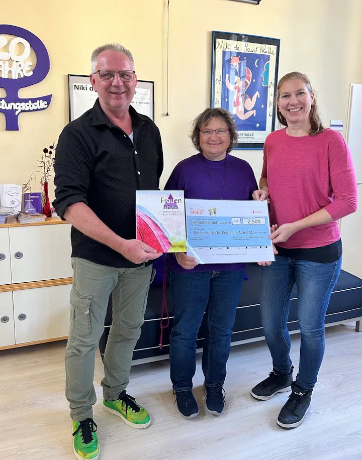 STAUB & CO. – SILBERMANN GmbH donates to Frauenhaus e.V.