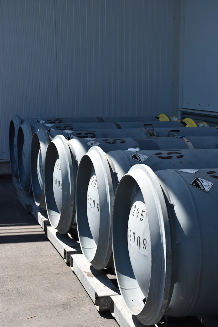 Ammonia barrels are ready