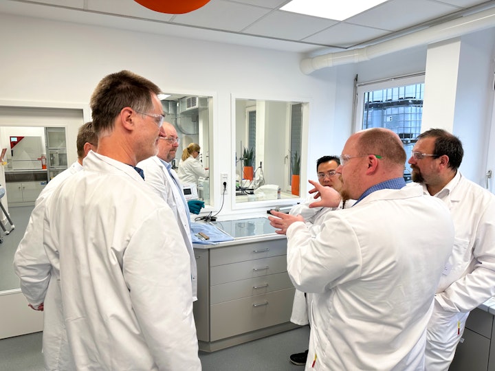 Workshop in einem Labor