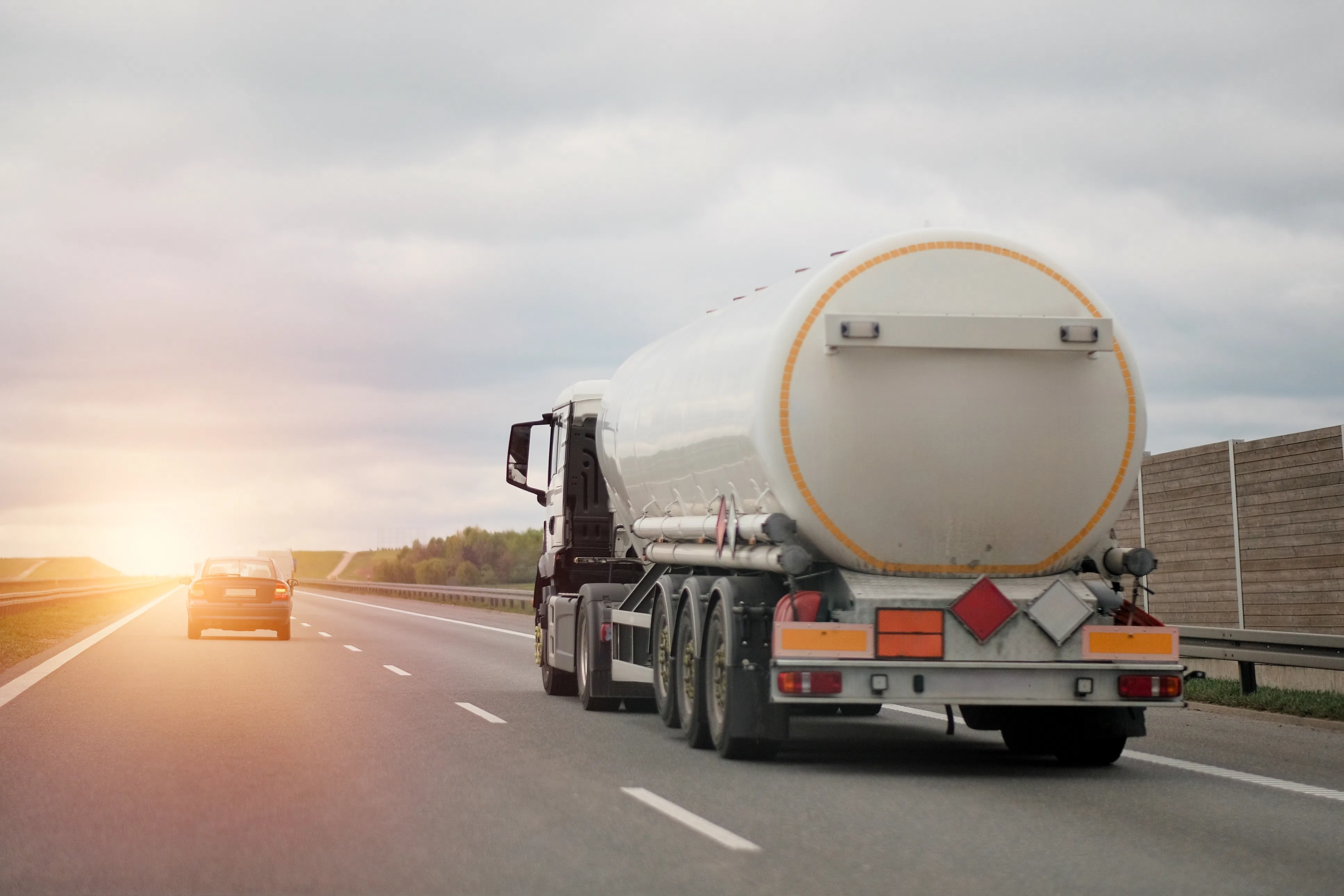 Tanktruck Tank truck on a motorway