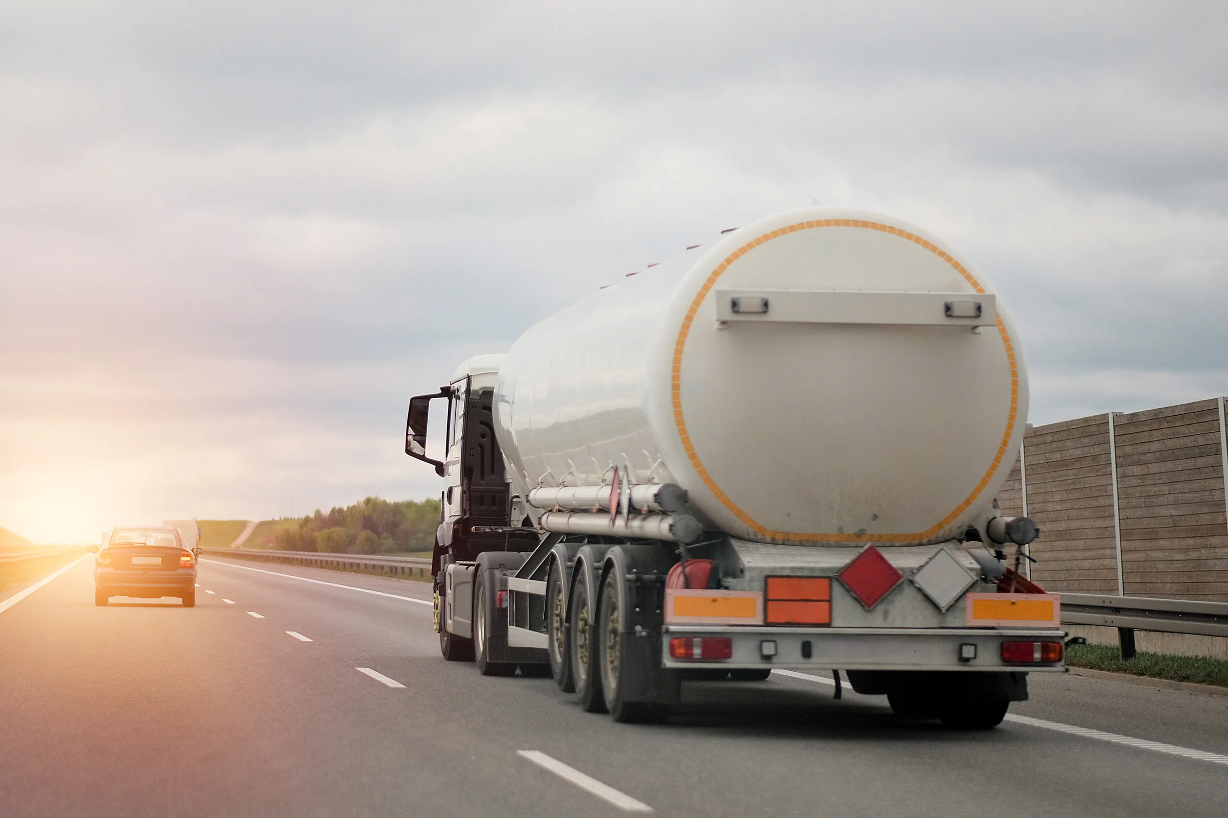 Tanktruck Tank truck on a motorway