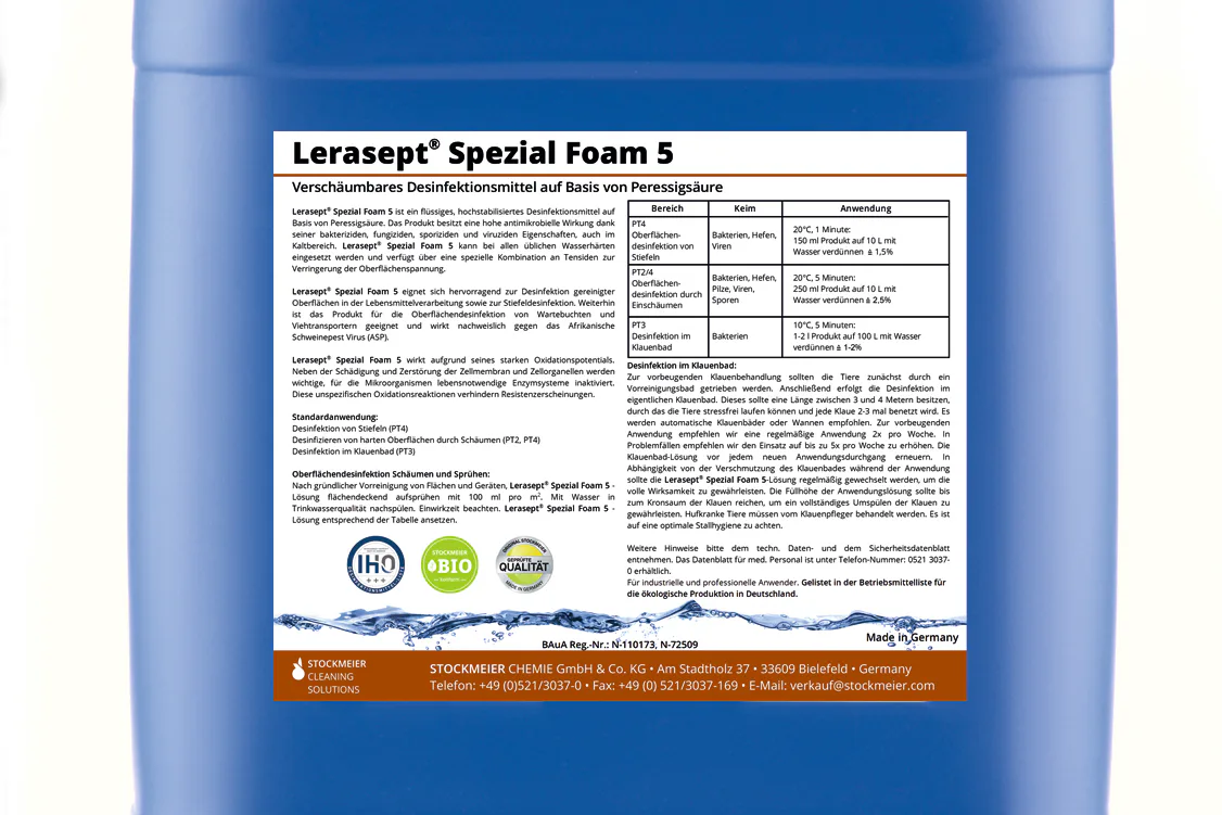 Lerasept Special Foam 5 20kg Lerasept Special Foam 5 20kg