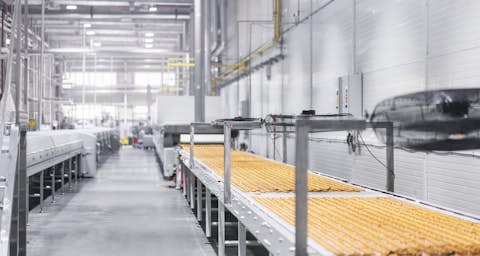 Modern production line for bakery products Modern production line for bakery products