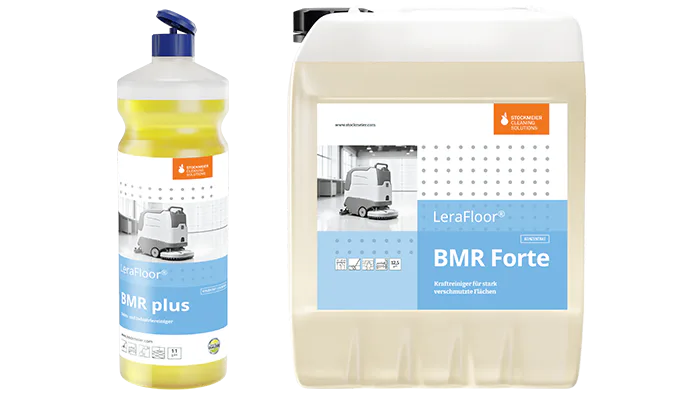 LeraFloor® BMR plus 12x1l handle tip made of 100% recyclate, 10 litre canister LeraFloor® BMR plus 12x1l handle tip made of 100% recyclate, 10 litre canister