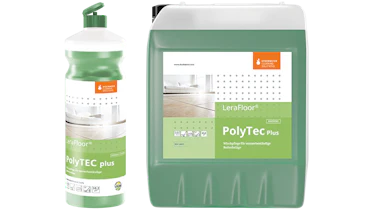 LeraFloor® PolyTEC plus 12x1l handle tip made of 100% recyclate, 10 litre canister LeraFloor® PolyTEC plus 12x1l handle tip made of 100% recyclate, 10 litre canister