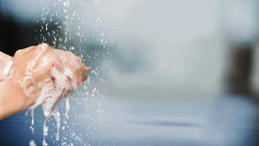 Handdesinfketion Händedesinfektion mit einem Peressigsäureprodukt