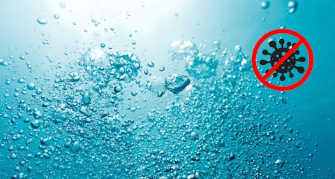 Wasserblasen und Coronavirus kein Zugang Wasserblasen und Coronavirus kein Zugang