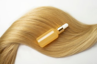 Blonde hair and serum Blonde hair and serum