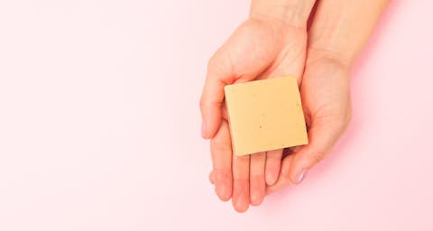 Cosmetics Hands with soap