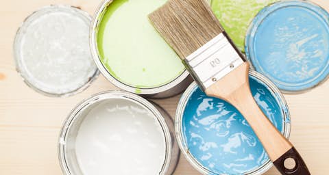 Paint cans Paint cans