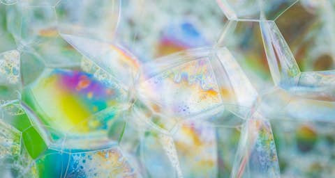 Close up foam Close up foam