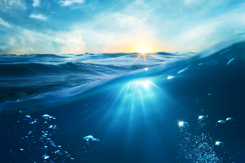 Unterwasseransicht - Header Wasserchemie Under water view