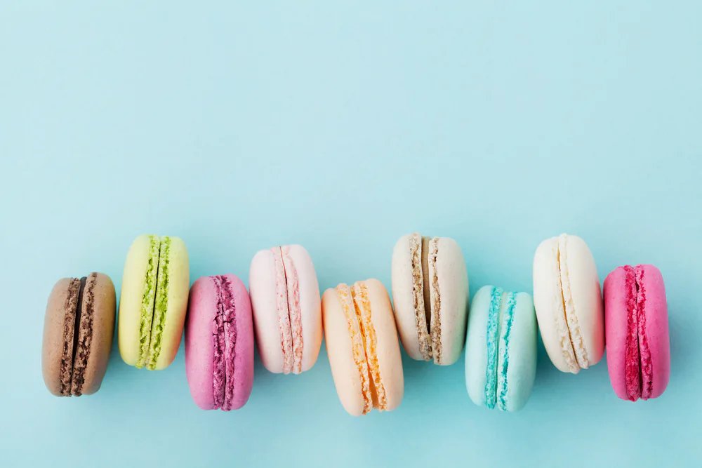 Colored Macarons Colored Macarons