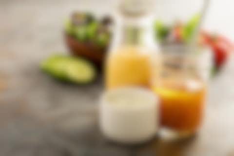 Variety of sauces and salad dressings Variety of sauces and salad dressings