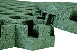 Die Rasengitterplatte Hexagon® von Gum-Tech® Freisteller der Rasengitterplatte Hexagon von Gum-Tech