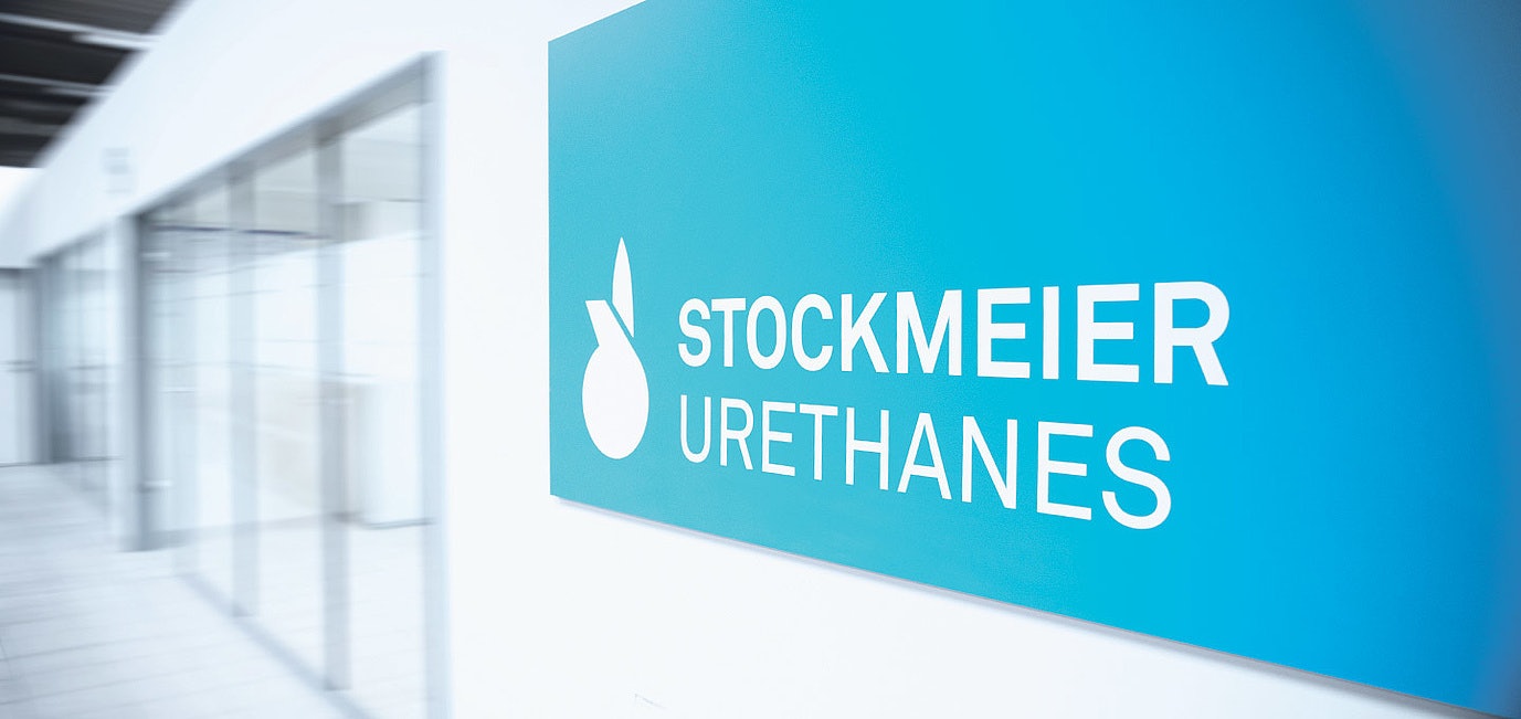 Schriftzug der STOCKMEIER Urethanes GmbH & Co. KG