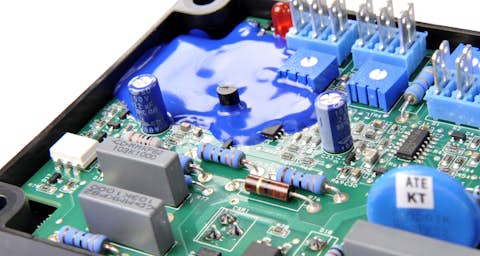 Polyurethane potting compounds for an LED driver  Blue polyurethane potting compounds for an LED driver