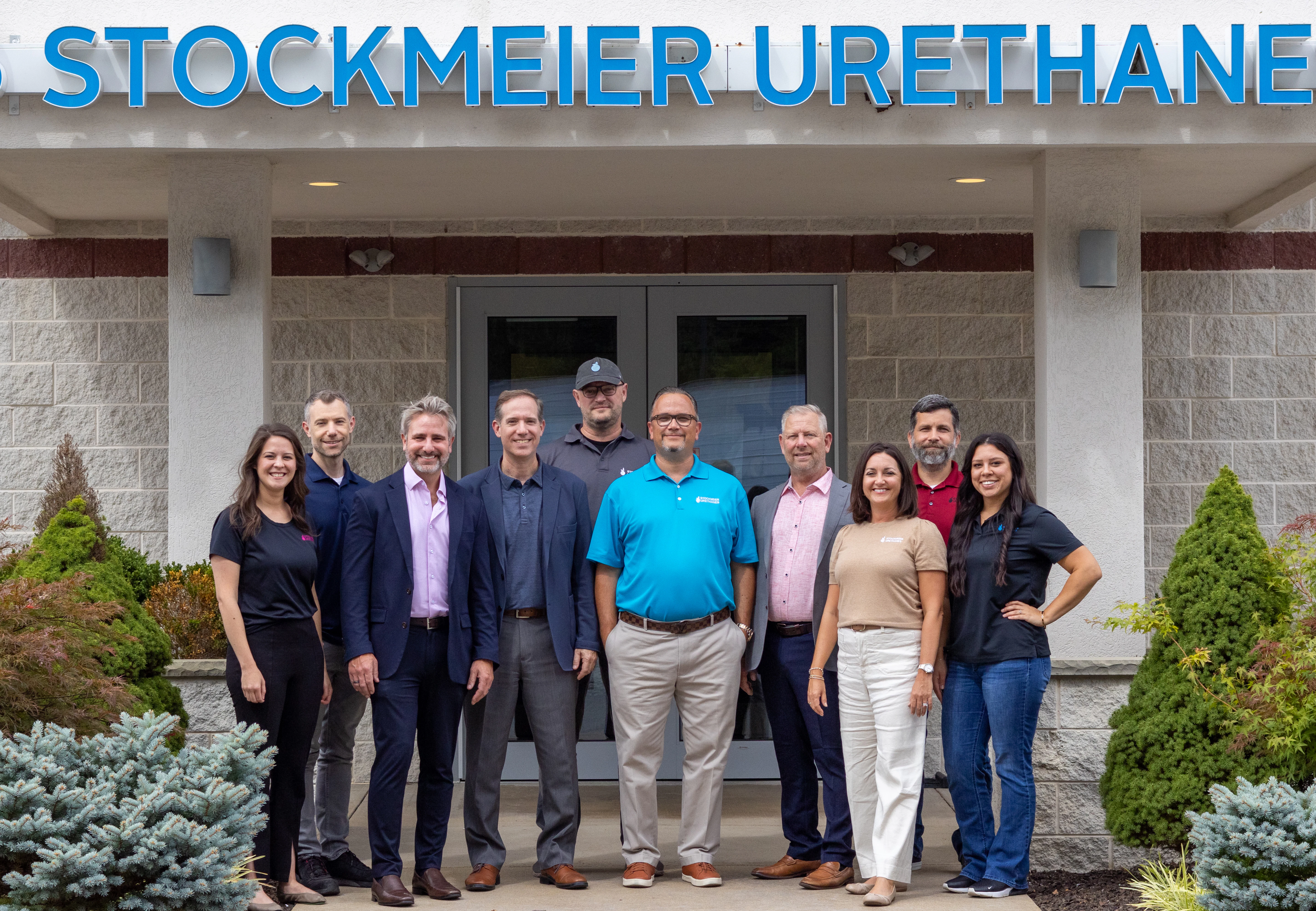 BASF and STOCKMEIER Urethanes USA, Inc Employee in a Group Photo BASF and STOCKMEIER Urethanes USA, Inc Employees in a Group Photo in Clarksburg, West Virginia