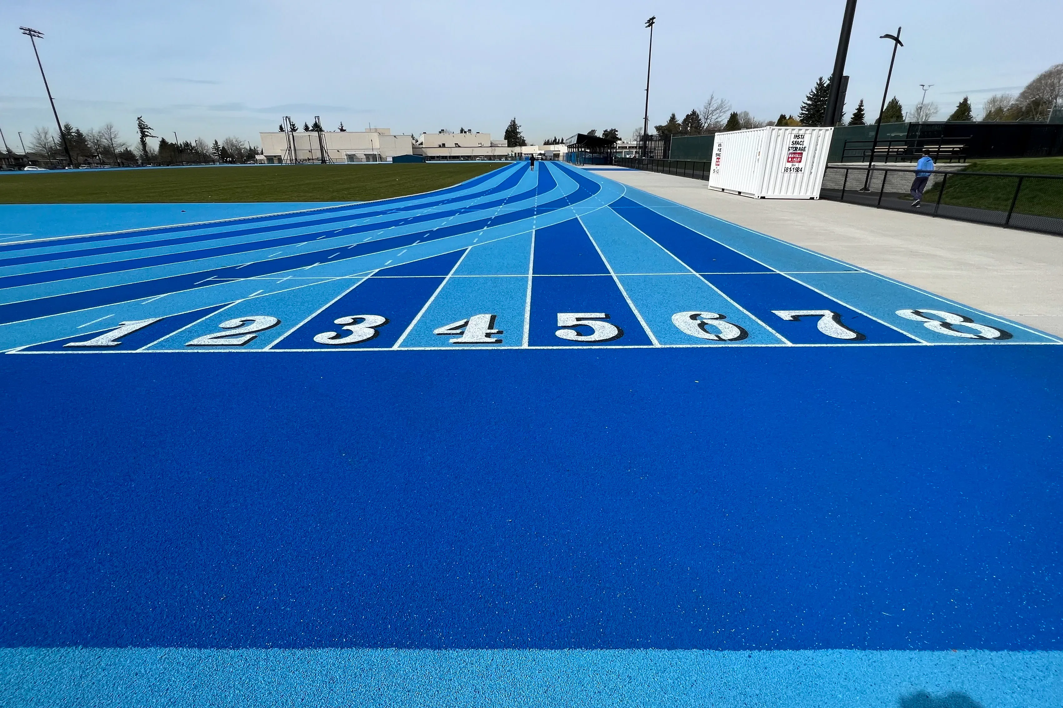 Ocean Marker North Delta Secondary School Polyurethane Running Track Ocean Marker North Delta Secondary School Polyurethane Running Track