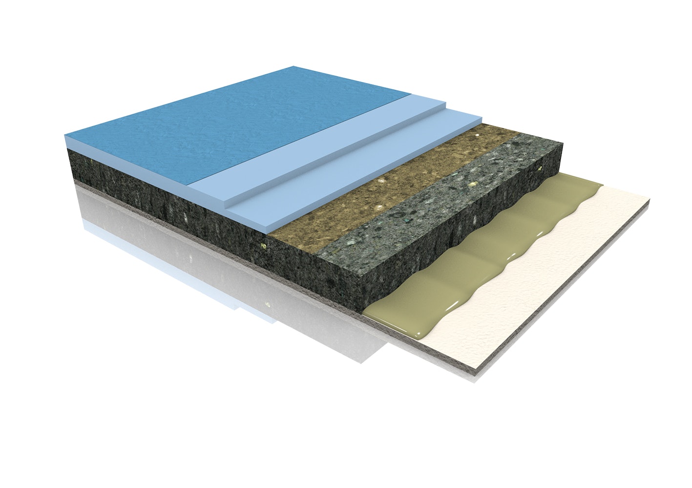 Stobigym 7.3.1 Polyurethane indoor flooring freestanding point elastic system sample