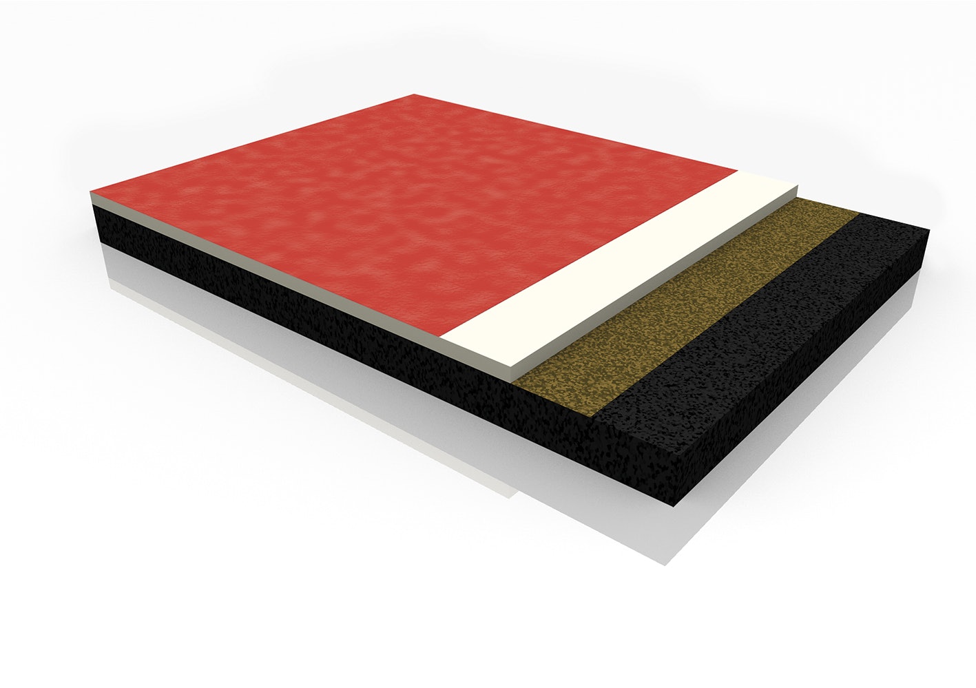 Stobigym EN 6.2.2 Polyurethane indoor flooring economical point elastic system sample