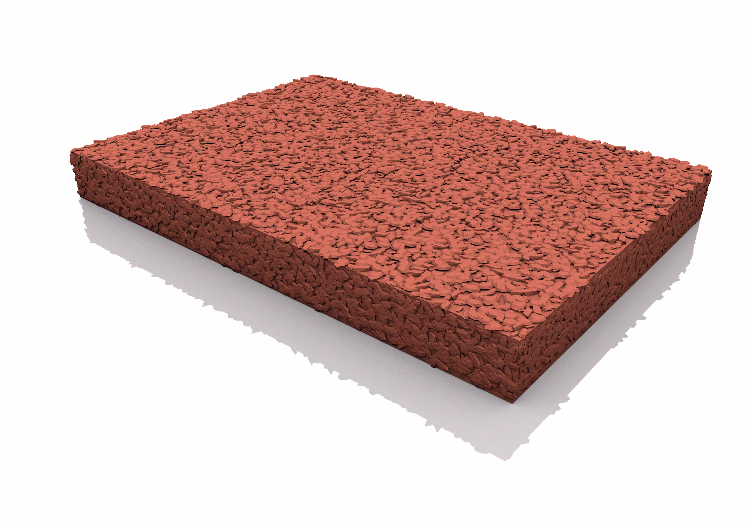 Stobiplay - Single-layer, water permeable system Single-layer, water permeable polyurethane and rubber system sample